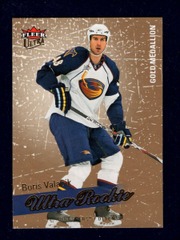 2008-09 Fleer Ultra Gold Medallion Rookie #222 Boris Valabik